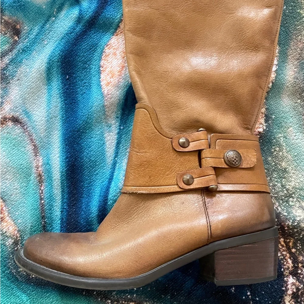 VINCE CAMUTO Leather Over-the-Knee BOOTS Size 6B 36